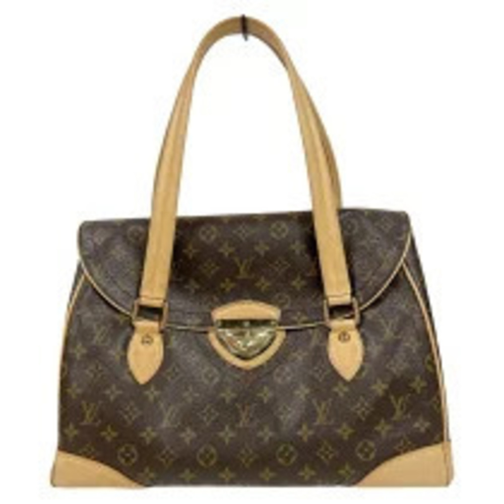 Louis Vuitton Beverly Brown Monogram Canvas Tote Bag